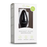Kleine zwarte siliconen buttplug - PlayForFun